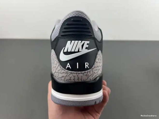 MaikeSneakers Jordan 3 Black Air DN3707-010 Cement 0506
